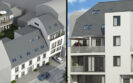 Das Bild zeigt ein modernes Haus. Einzelheiten entnehmen Sie bitte der Beschreibung.