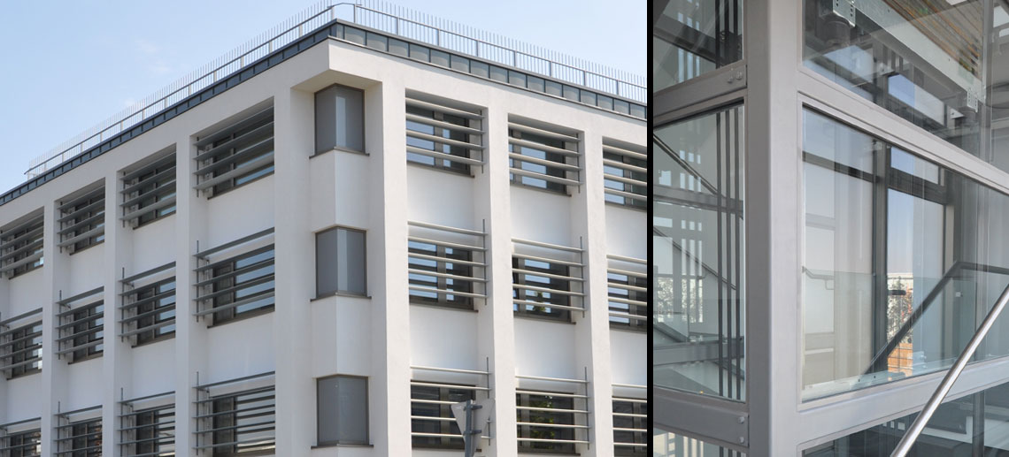Das Bild zeigt ein modernes Haus. Einzelheiten entnehmen Sie bitte der Beschreibung.