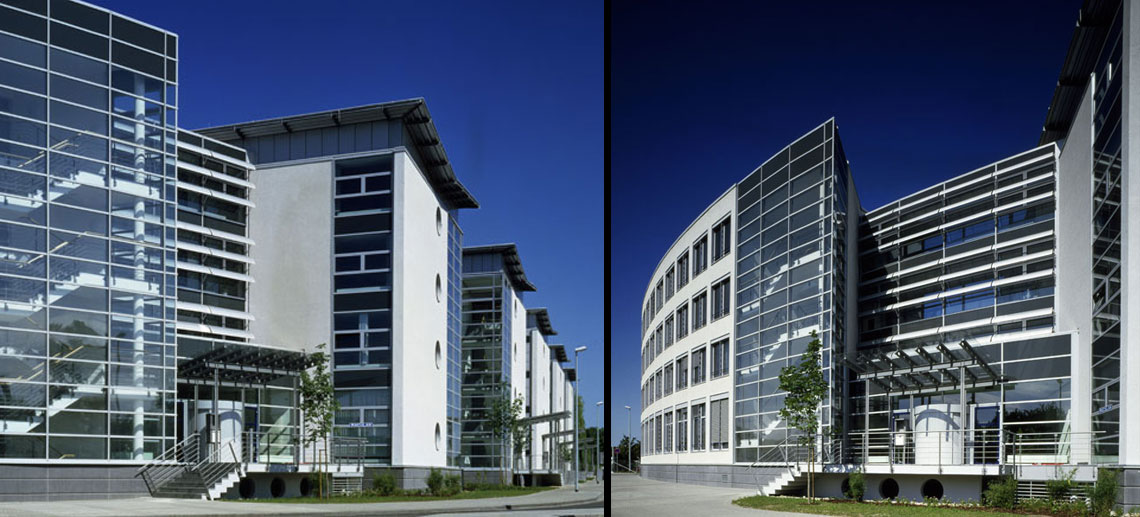 Das Bild zeigt ein modernes Haus. Einzelheiten entnehmen Sie bitte der Beschreibung.