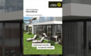 Das Bild zeigt einen Folder im Corporate Design des Kunden.