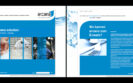 Das Bild zeigt eine Website im Corporate Design des Kunden.