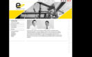 Das Bild zeigt eine Website im Corporate Design des Kunden.