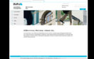 Das Bild zeigt eine Website im Corporate Design des Kunden.