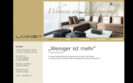 Das Bild zeigt eine Website im Corporate Design des Kunden.