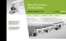 Das Bild zeigt eine Website im Corporate Design des Kunden.